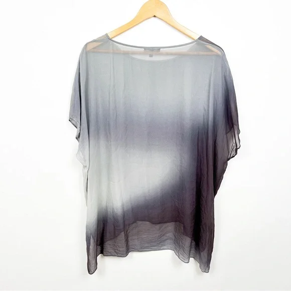Eileen Fisher watercolor sheet tunic blouse top size medium - Picture 5 of 7